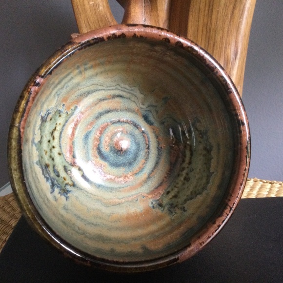Studio Pottery Drip Glaze Bowl or Trinket Dish - Picture 6 of 8